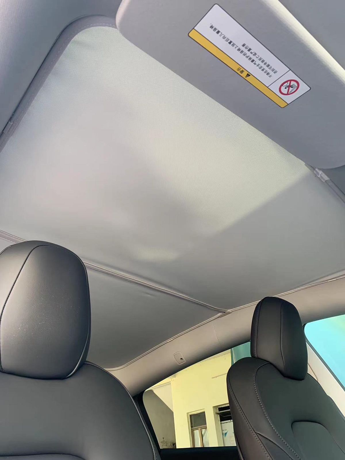 Tesla Model Y - Sunroof Sunshade - Grey