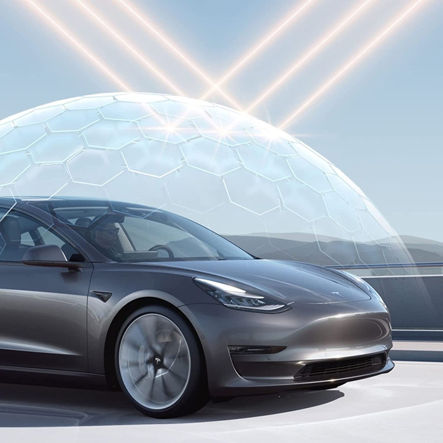 Tesla Model Y - Sunroof Sunshade - Black